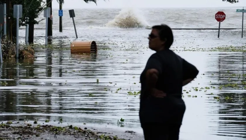 Los estragos del huracán Barry.