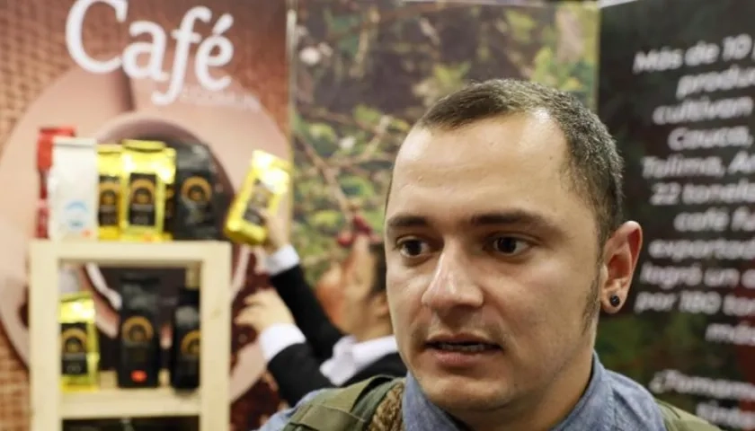 Juan Camilo Londoño, secretario general de Ecocomún, cooperativa de FARC.