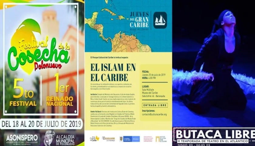 Agenda cultural del Atlántico en los próximos días.