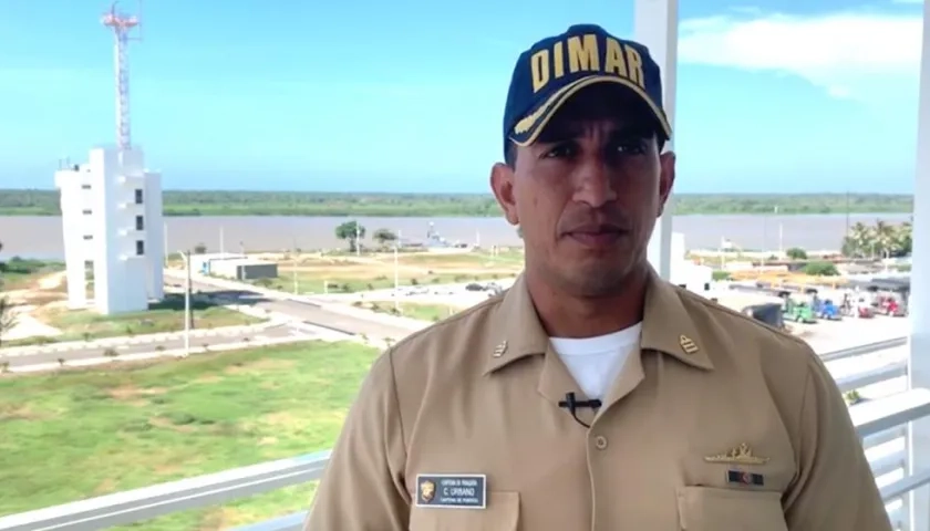 CF Carlos Urbano Montes, Capitán de Puerto de Barranquilla.
