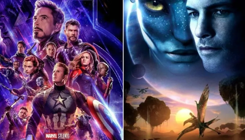 Avengers: endgame' (2019) y 'Avatar (2009).