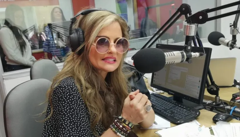 Aura Cristina Geithner, actriz y cantante colombiana.