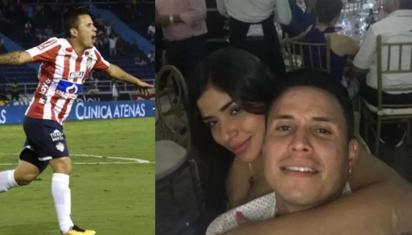 Roger Torres y su esposa Nathalie Osorio. 