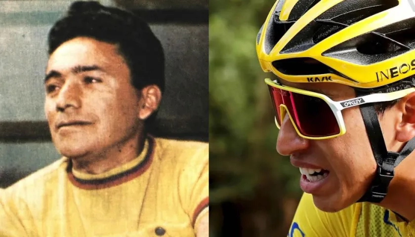 Efraín 'El Zipa'Forero y Egan Bernal