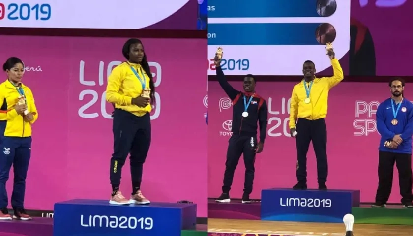 María Camila Lobón y Brayan Rodallegas