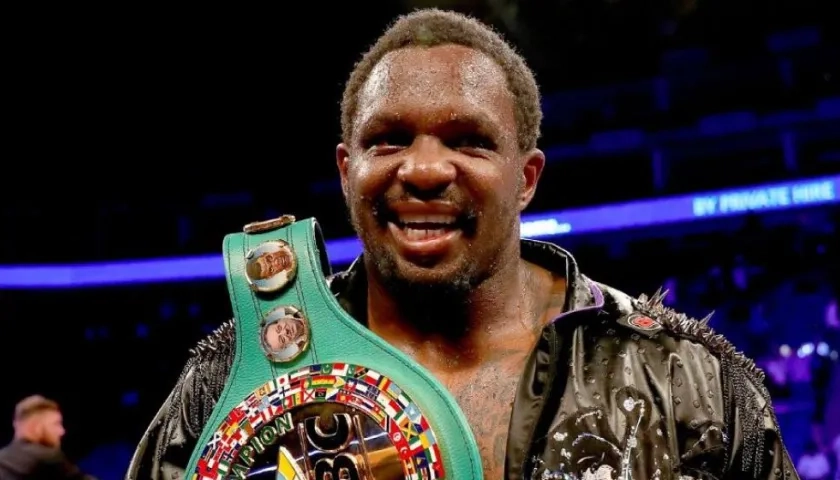 El boxeador Dillian Whyte.