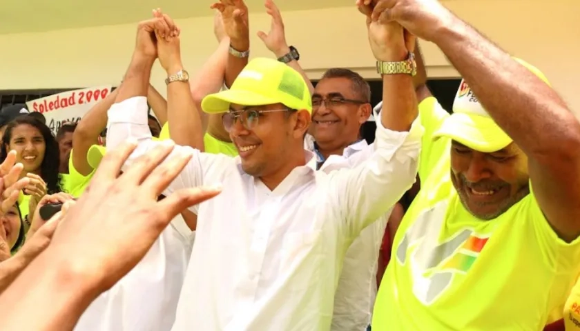 Marcos Florián, candidato al Concejo de Soledad.