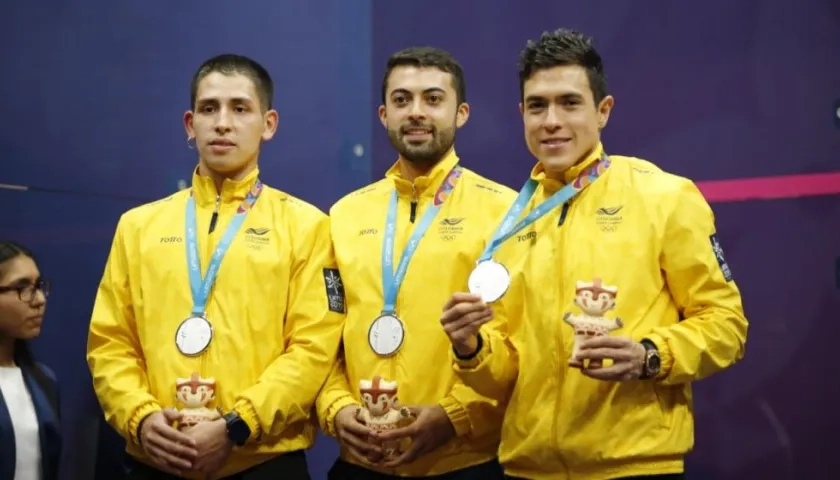 Andrés Felipe Herrera, Juan Camilo Vargas y Miguel Ángel Rodríguez. 