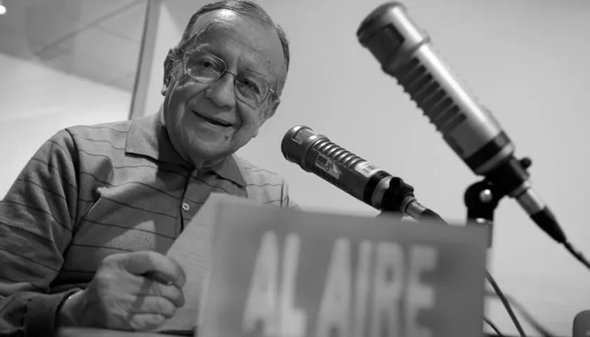 Gabriel Muñoz López, el 'decano' de la radio colombiana.