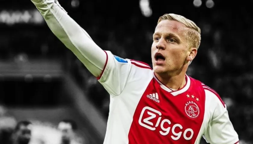 El centrocampista holandés Donny van de Beek.