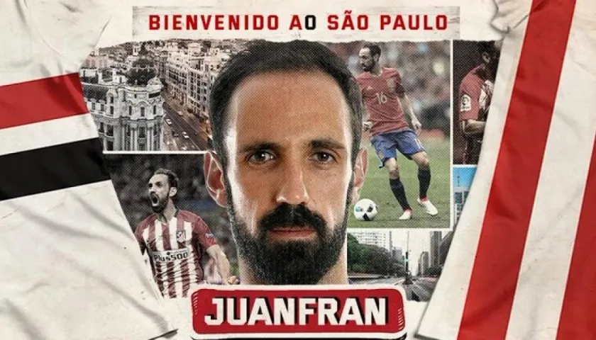 Así le dieron la bienvenida a Juanfran.