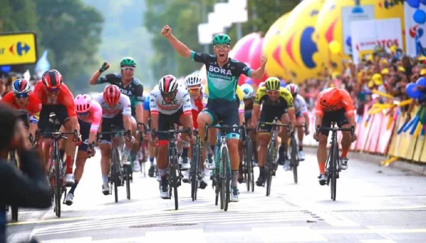 El ganador de la etapa.