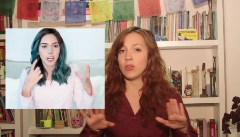 Mariangela Urbina hablando sobre comentarios de Kika Nieto en el canal 'Las igualadas'.