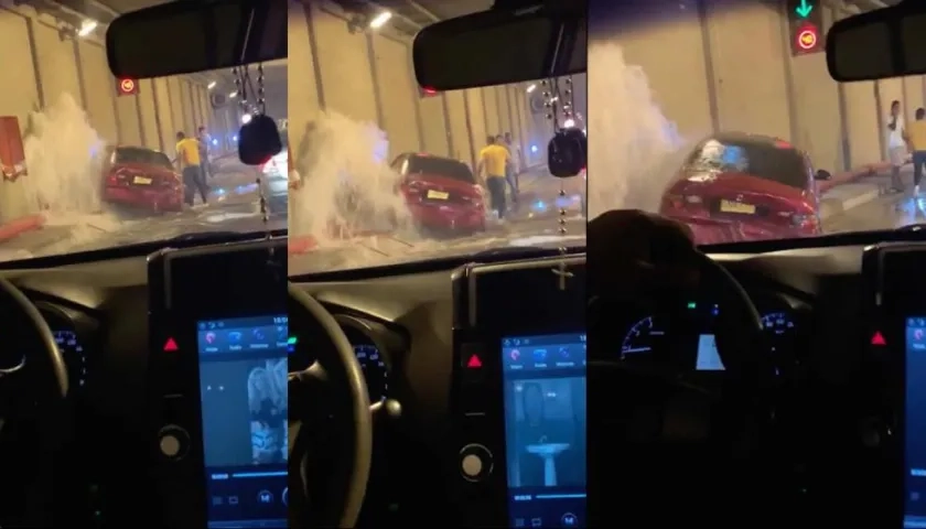 Secuencia gráfica del accidente.