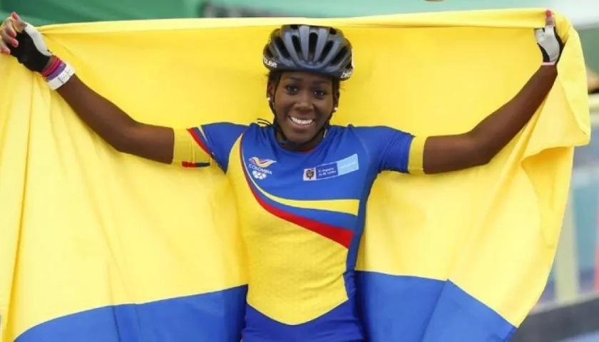 La patinadora colombiana Johana Viveros.