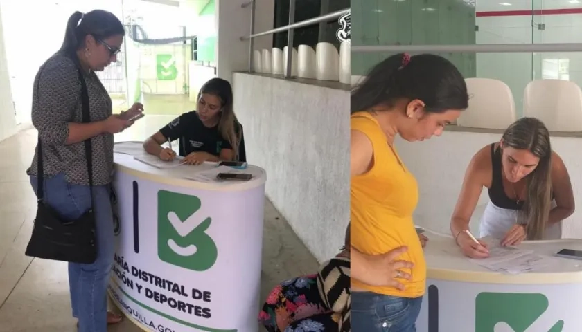 Desde ayer los interesados se acercaron al Parque de Raquetas.