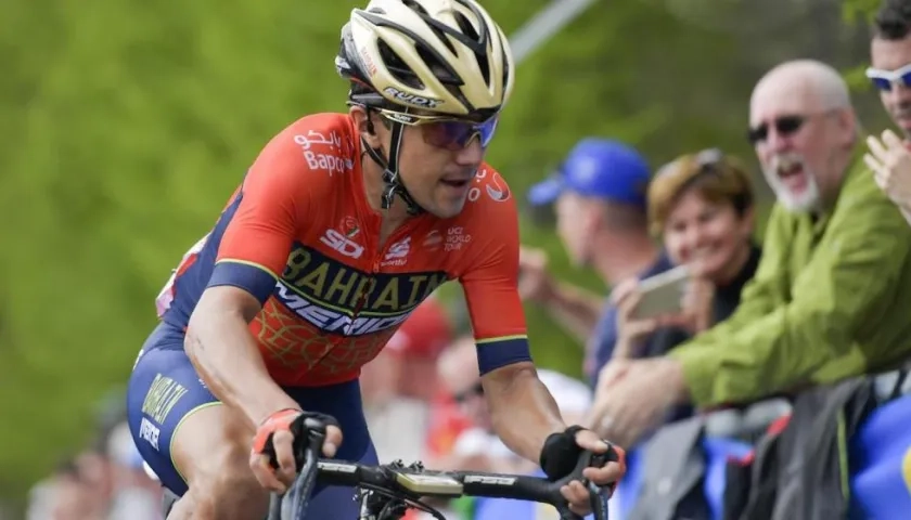 Domenico Pozzovivo, ciclista italiano. 