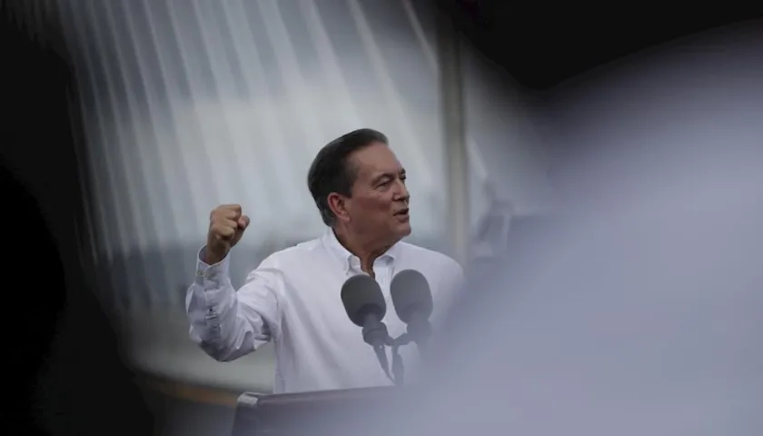 En la imagen el Presidente de Panamá, Laurentino Cortizo.