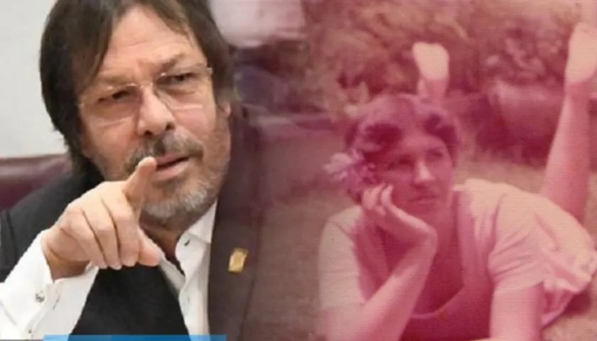 El Representante César Lorduy y Alicia Ribaldo.