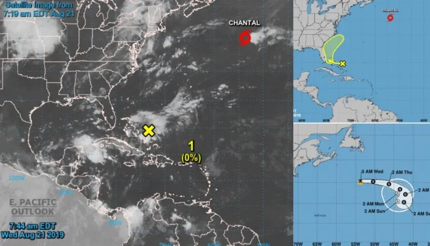 La temporada ciclónica atlántica ha tenido hasta el momento otras dos tormentas con nombre, Andrea y Barry. 