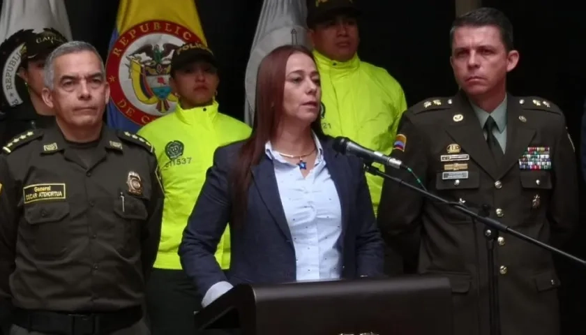 Claudia Carrasquilla, delegada para la Seguridad Ciudadana de la Fiscalía. 