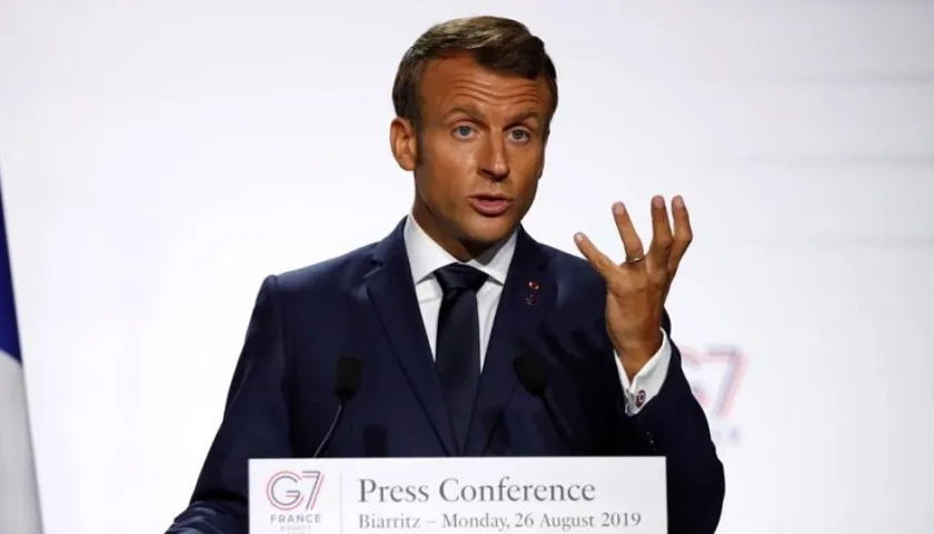  Emmanuel Macron, presidente de Francia.