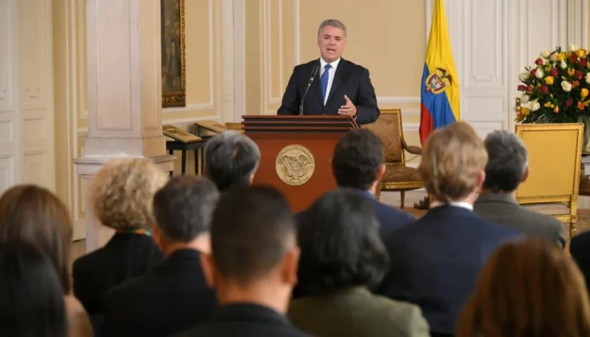 El Presidente de la República, Iván Duque.