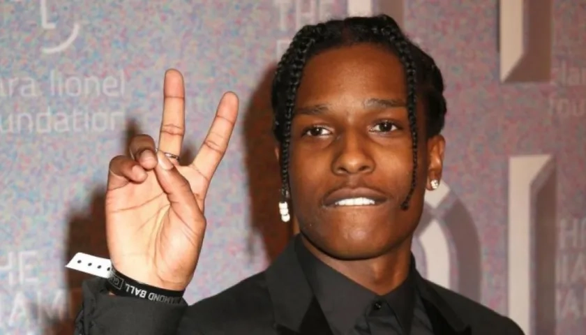 El rapero estadounidense A$AP Rocky.