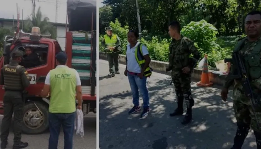 Autoridades activaron tres puestos de control en zonas estratégicas de Cordoba y Antioquia. 
