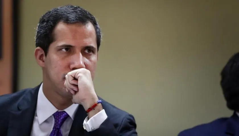 El jefe del Parlamento, Juan Guaidó.