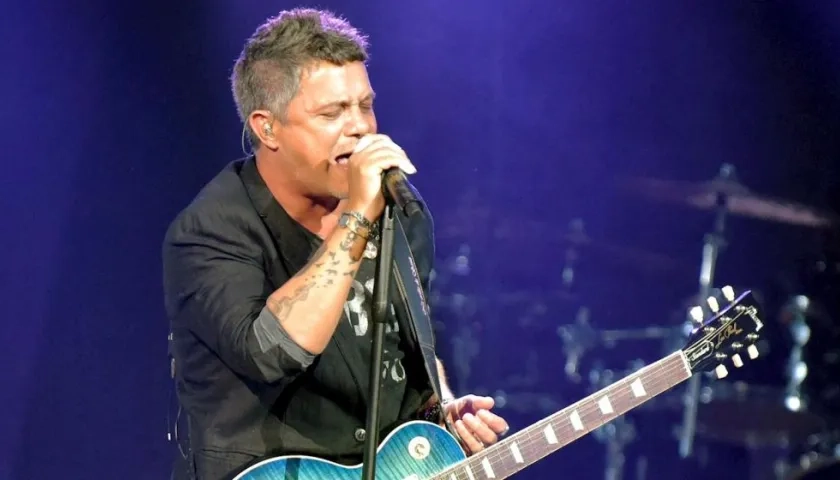 Alejandro Sanz, cantante español.