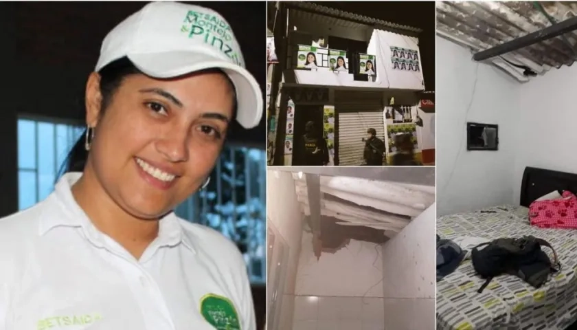 Betsaida Montejo no estaba en su casa en el momento del ataque.