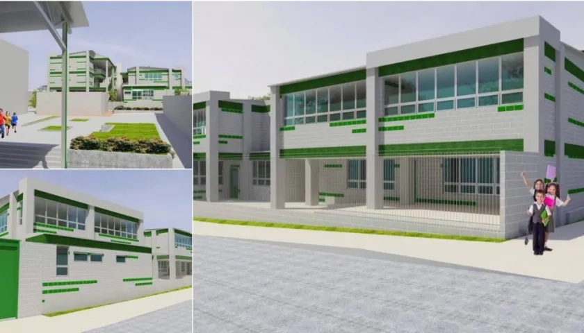 Así quedará el  Institución Educativa Distrital Despertar del Sur.