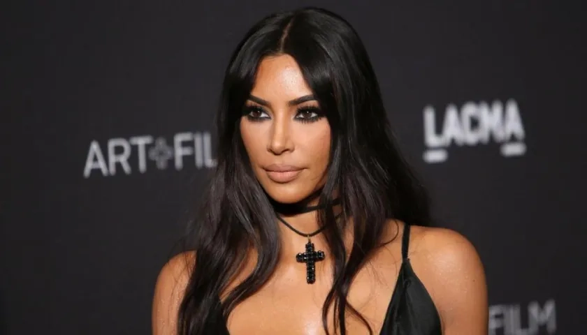 La celebridad estadounidense Kim Kardashian.