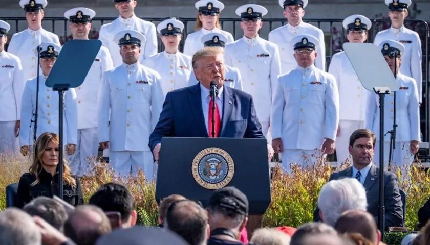 Donald Trump, Presidente de los Estados Unidos.