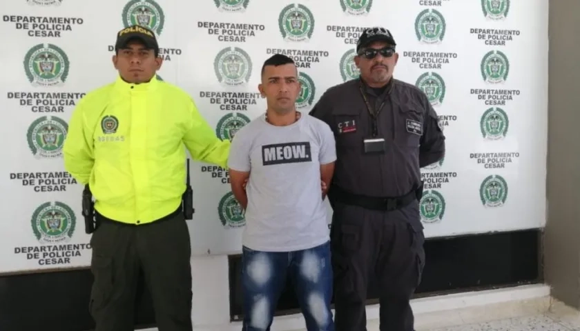 El presunto autor material del crimen fue capturado en la capital del Cesar.