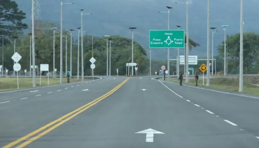 Rehabilitación de la vía Honda - La Dorada.