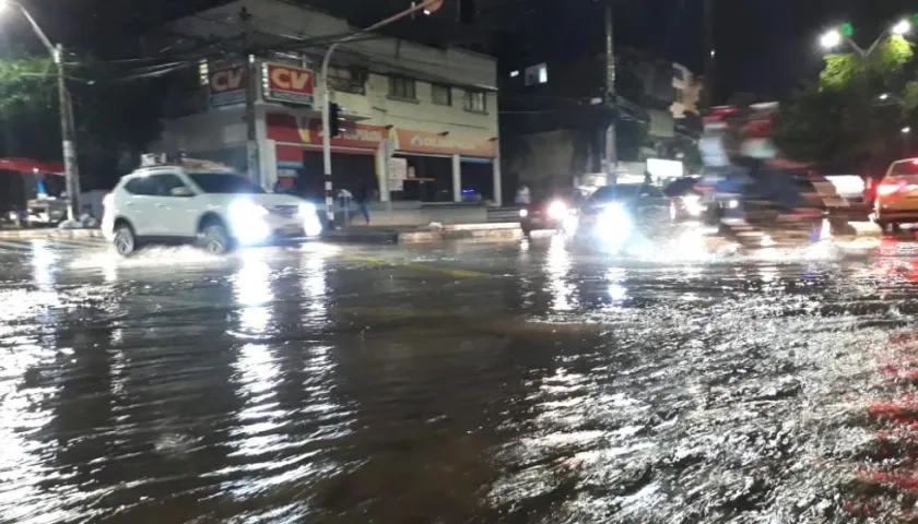 En Barranquilla comenzó a sentirse la onda en la noche de hoy.