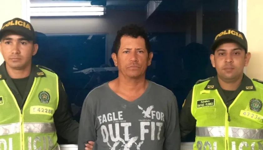 Yonny González fue capturado por herir con arma blanca a su pareja.