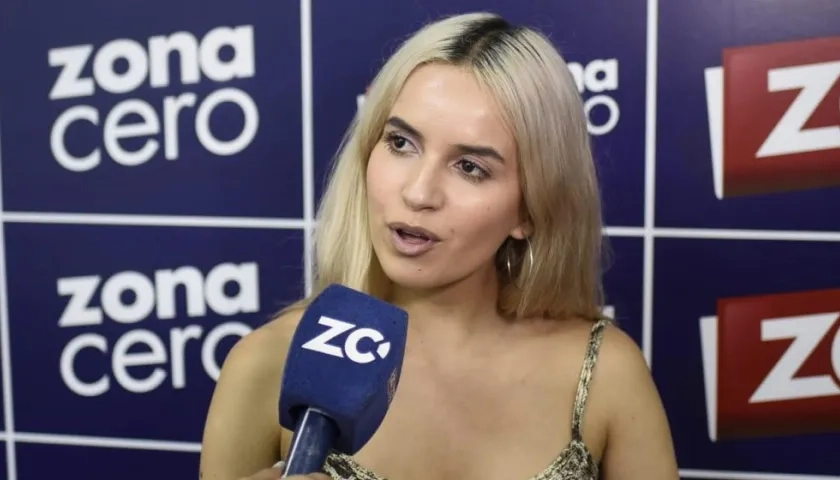 La cantante Pedrina.