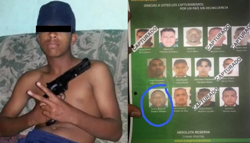 Isaac Valdés Ortega y su papá, Jesús Manuel Valdés Villalba (círculo).