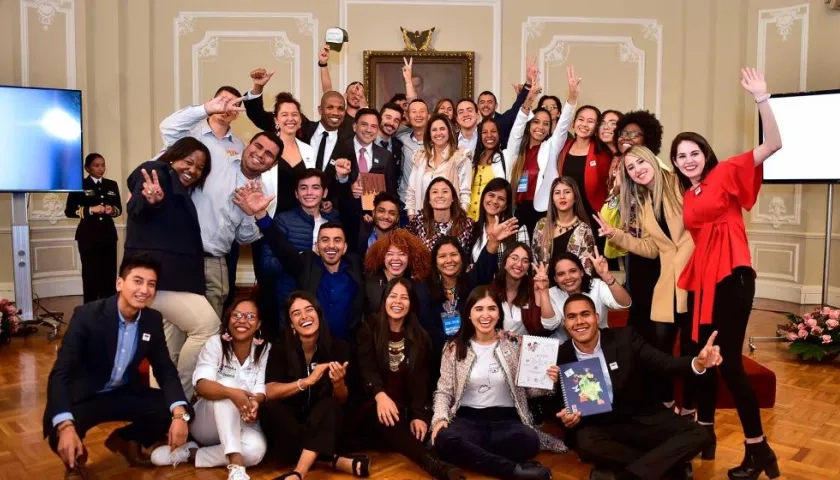 Los jóvenes seleccionados por el Premio Talento Joven.