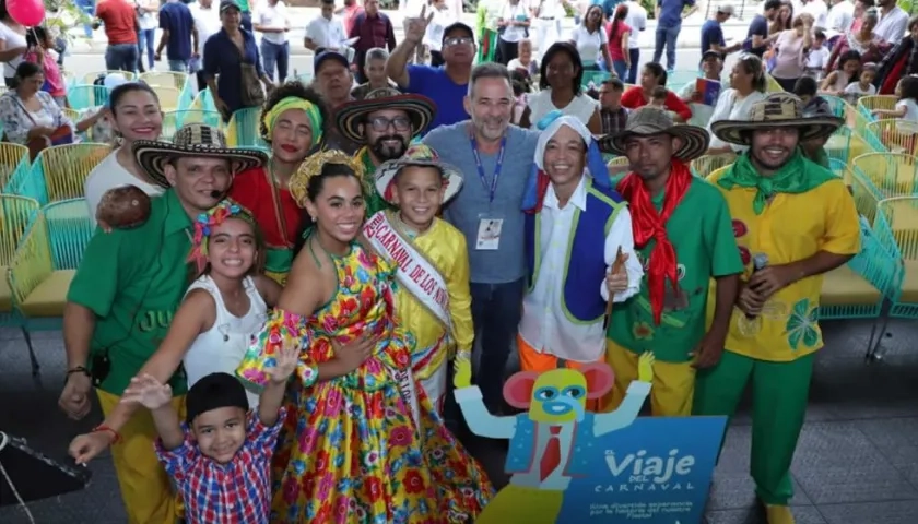 Reyes del carnaval infantil en Libraq 2019