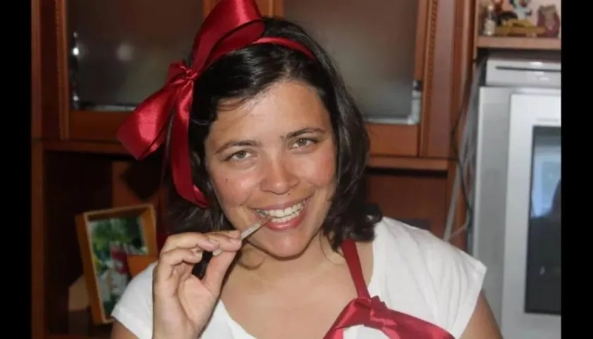 Paula Leça, una de las mujeres que fue generosa con varios jóvenes jugadores del Sporting. 