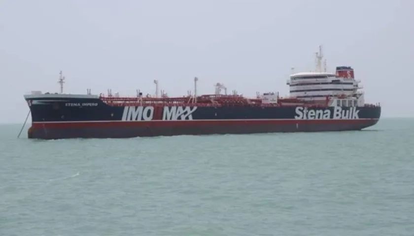 El buque Stena Impero.