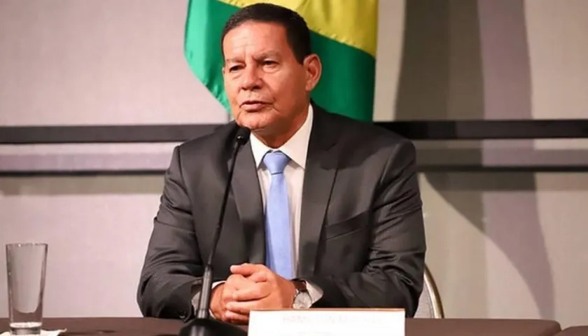 El vicepresidente de Brasil, Hamilton Mourao.