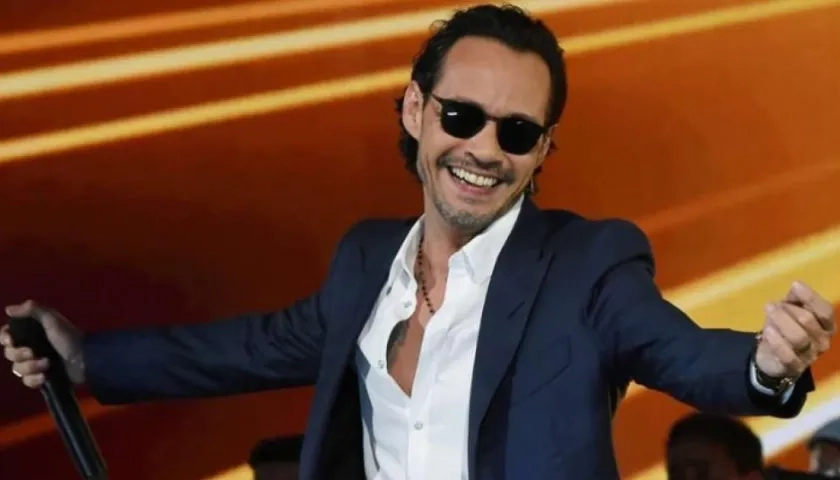 El cantante Marc Anthony.