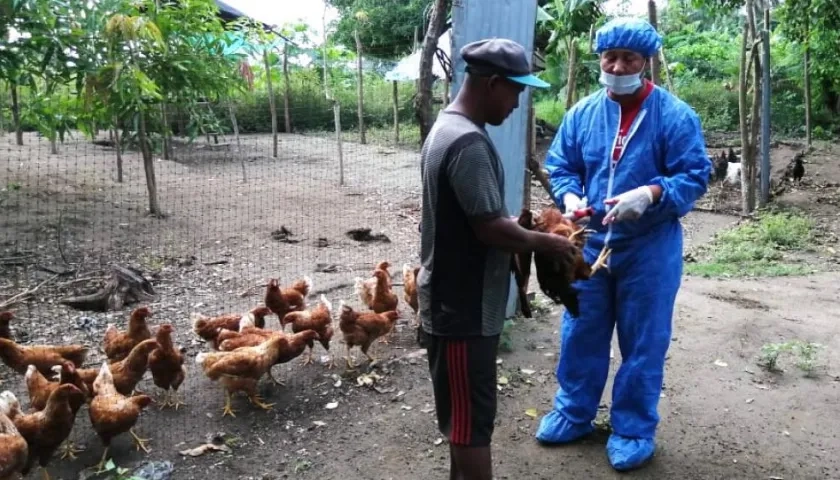 Inicio de la jornada de vacunación.