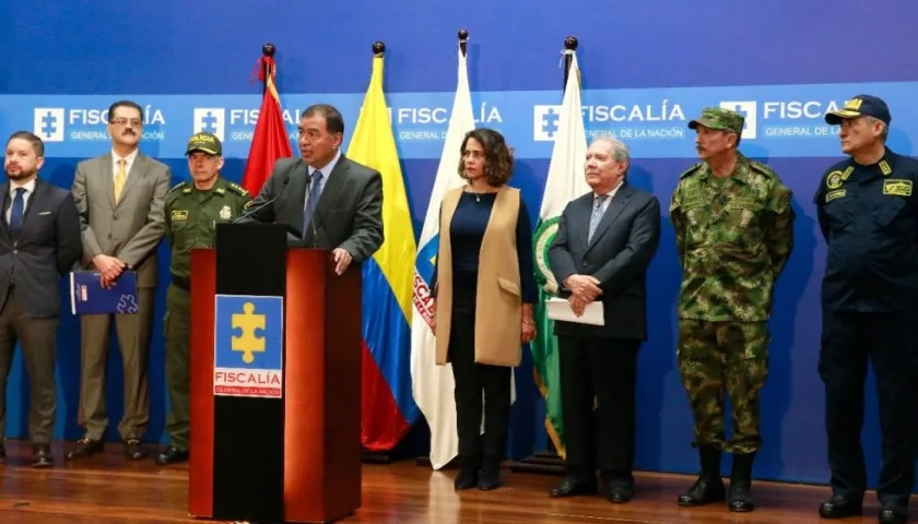 Rueda de Prensa de la Operación Escudo.