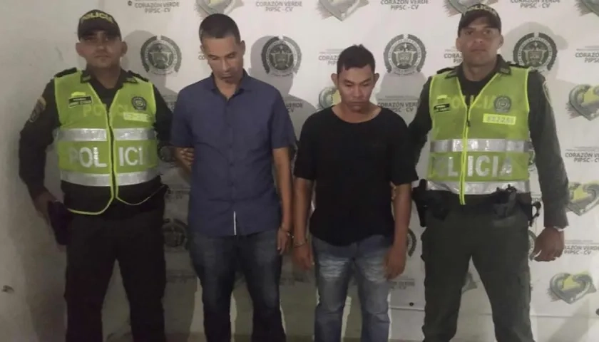 Loa dos capturaos por la Policía.